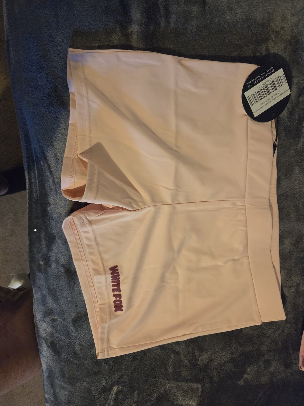 White Fox Pink Booty Shorts Xl